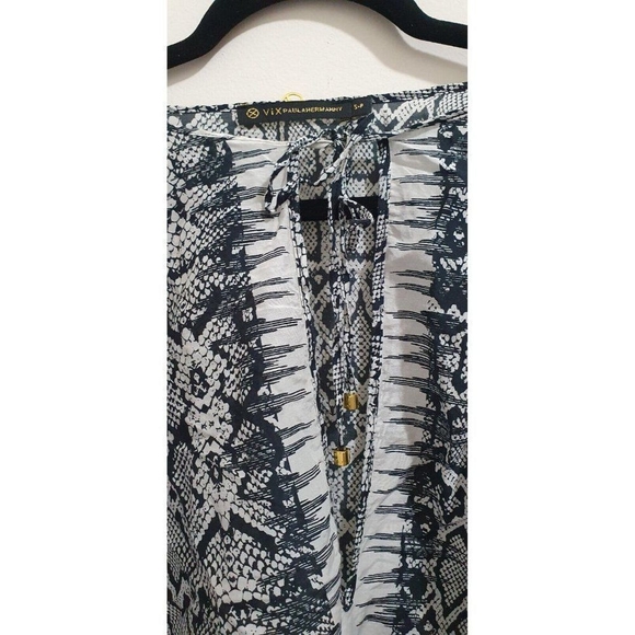 VixSphinx Snake-Print Short Coverup - Picture 5 of 8